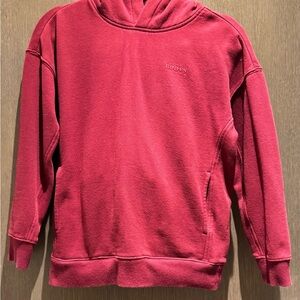 Roots Kid Red Hoodie Sweater Set